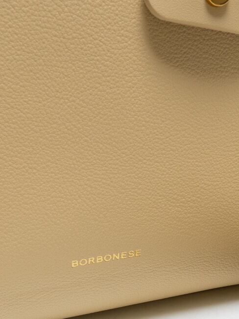 DEJEUNER  Bolso de mano, con bandolera, en piel. arena - Bolsos Mujer