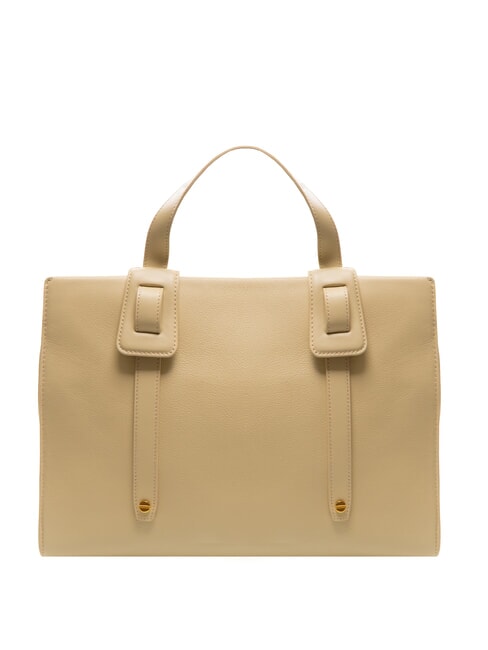 DEJEUNER  Bolso de mano, con bandolera, en piel. arena - Bolsos Mujer