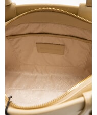 BORBONESE DEJEUNER  Bolso de mano, con bandolera, en piel. arena - Bolsos Mujer - 5