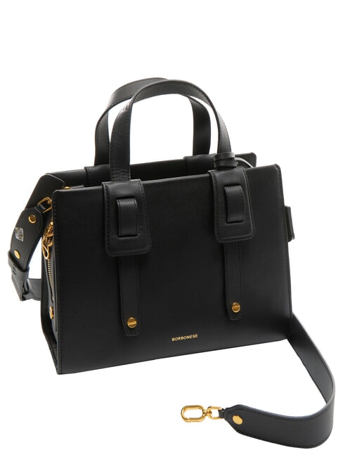 DEJEUNER Small Bolso de mano, con bandolera, en piel. negro - Bolsos Mujer