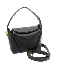 BORBONESE BLOOM  Mini bolso de hombro, con correa para el hombro negro - Bolsos Mujer - 3
