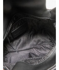 BORBONESE BLOOM  Mini bolso de hombro, con correa para el hombro negro - Bolsos Mujer - 5