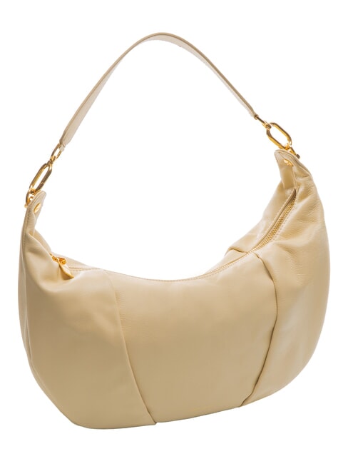 BLOOM Bolso de hombro, de piel arena - Bolsos Mujer