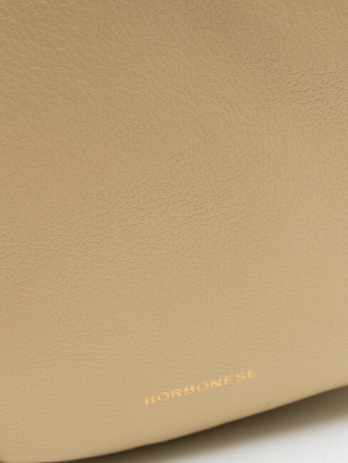 BLOOM Bolso de hombro, de piel arena - Bolsos Mujer