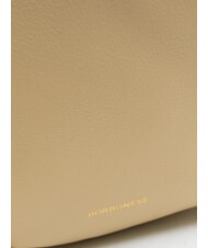 BORBONESE BLOOM Bolso de hombro, de piel arena - Bolsos Mujer - 3