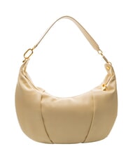 BORBONESE BLOOM Bolso de hombro, de piel arena - Bolsos Mujer - 4