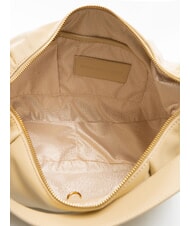 BORBONESE BLOOM Bolso de hombro, de piel arena - Bolsos Mujer - 5