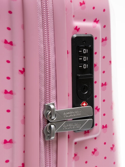 FUNLIGHT DISNEY Equipaje de mano con ruedas Minnie Mouse Lenticular Rosa - Equipaje de mano