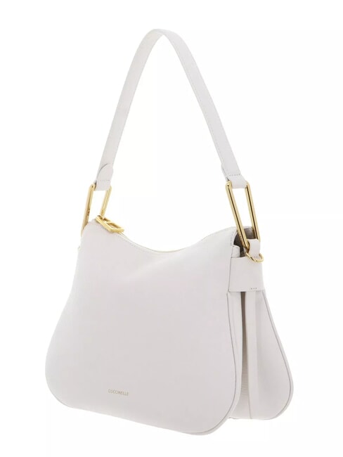 MAGIE SOFT Bolso bandolera de piel con bandolera blanco - Bolsos Mujer