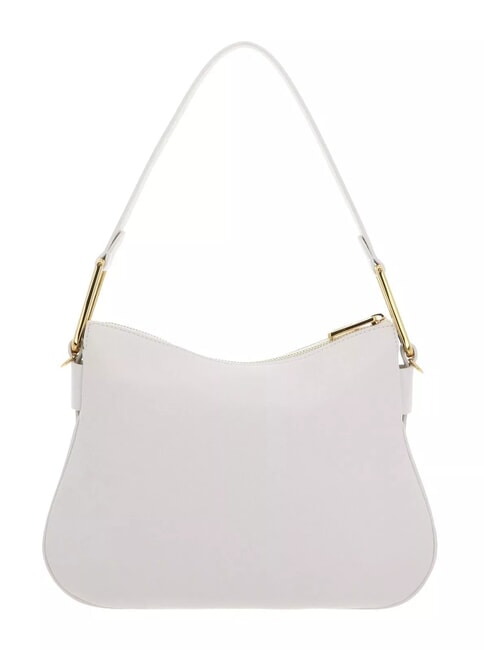 MAGIE SOFT Bolso bandolera de piel con bandolera blanco - Bolsos Mujer