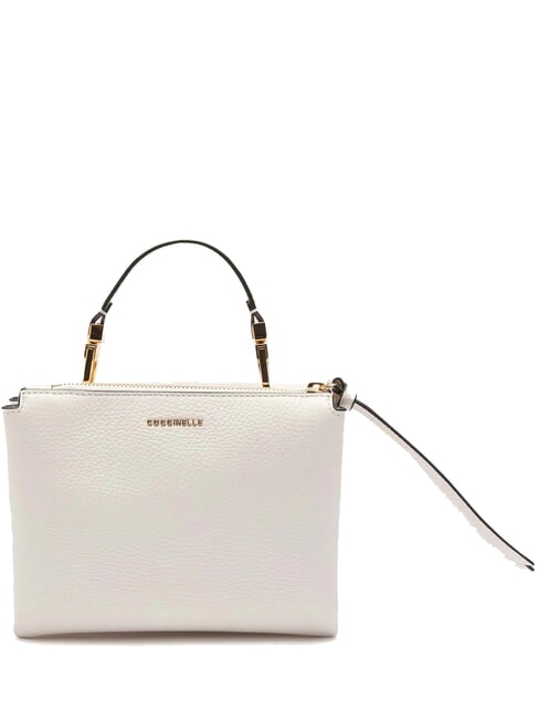 ARLETTIS Minibolso de piel con textura blanco - Bolsos Mujer
