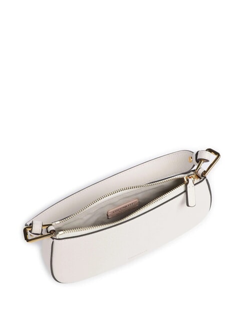 MERVEILLE Bolso bandolera en piel texturizada blanco - Bolsos Mujer