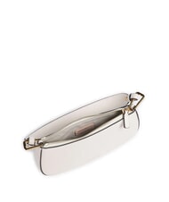 COCCINELLE MERVEILLE Bolso bandolera en piel texturizada blanco - Bolsos Mujer - 3
