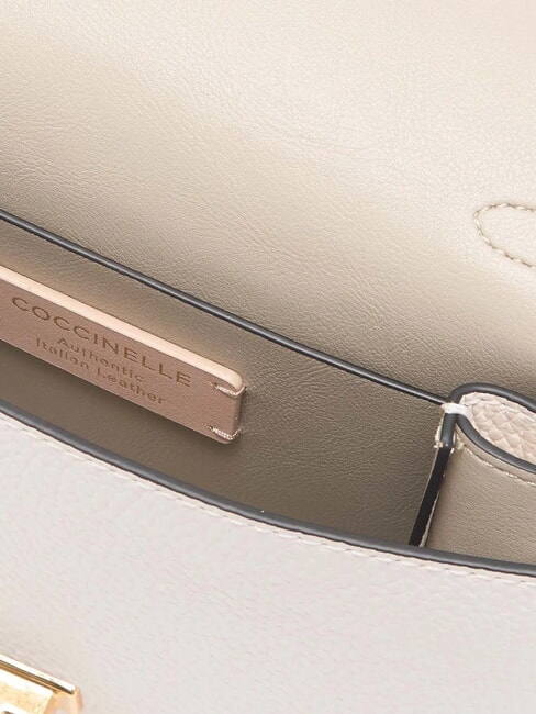 ARLETTIS Minibolso de piel con textura blanco - Bolsos Mujer