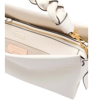 COCCINELLE BOHEME GRANA DOUBLE Bolso de mano, con bandolera, en piel blanco/piel - Bolsos Mujer - 4