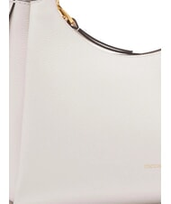 COCCINELLE BOHEME GRANA DOUBLE Bolso mediano de piel blanco/piel - Bolsos Mujer - 3