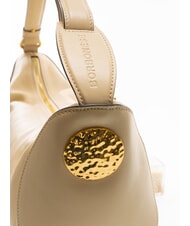 BORBONESE MEDAILLE  Bolso de hombro, de piel arena - Bolsos Mujer - 5