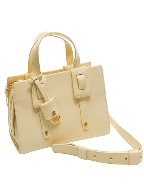 DEJEUNER Small Bolso de mano, con bandolera, en piel. jengibre - Bolsos Mujer