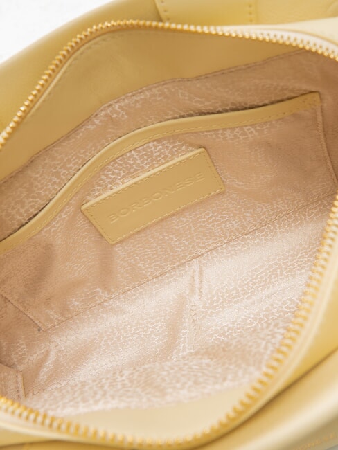 DEJEUNER Small Bolso de mano, con bandolera, en piel. jengibre - Bolsos Mujer