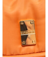 BORBONESE CAHIER Mochila mandarina/op natural - Bolsos Mujer - 3