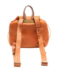 BORBONESE CAHIER Mochila mandarina/op natural - Bolsos Mujer - 4