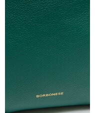 BORBONESE BLOOM  Bolso de hombro tipo hobo, en piel bosque - Bolsos Mujer - 3