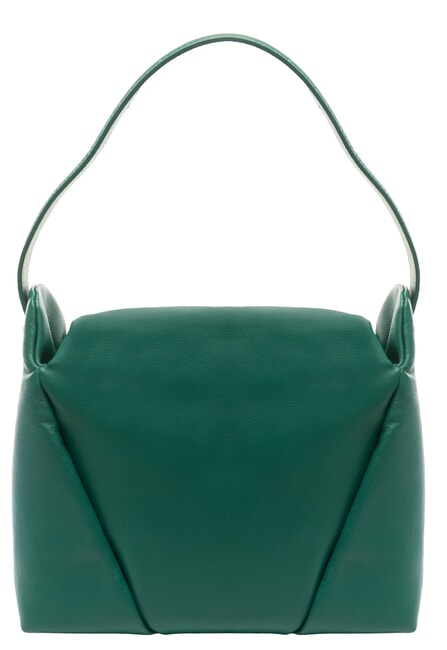 BLOOM  Bolso de hombro tipo hobo, en piel bosque - Bolsos Mujer