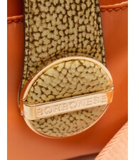 BORBONESE ECLIPSE  Mini bolso de hombro para cámara mandarina/op natural - Bolsos Mujer - 3