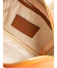 BORBONESE ECLIPSE  Mini bolso de hombro para cámara mandarina/op natural - Bolsos Mujer - 5