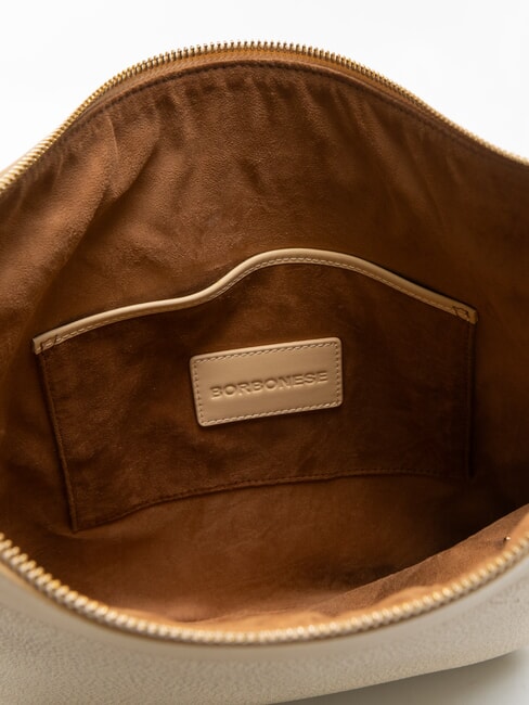 LA VOILE  Bolso de hombro arena - Bolsos Mujer