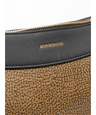 BORBONESE LA VOILE  Bolso de hombro op natural / negro - Bolsos Mujer - 4