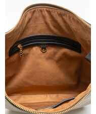 BORBONESE LA VOILE  Bolso de hombro op natural / negro - Bolsos Mujer - 5