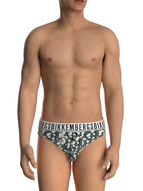 BRIEF MIX 3 resbalones bosque - Calzoncillos de hombre