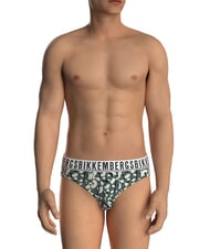 BIKKEMBERGS BRIEF MIX 3 resbalones bosque - Calzoncillos de hombre - 4