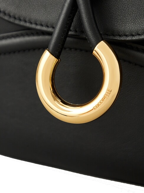 CARMY  Mini bolso de hombro, en piel negro - Bolsos Mujer