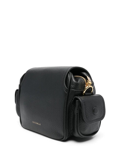 CAMPUS  Mini bolso de hombro, en piel negro - Bolsos Mujer