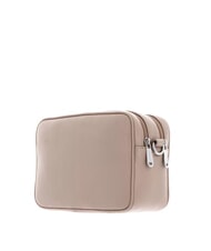 MANDARINA DUCK MELLOW Bolso bandolera para cámara en piel gris topo cálido - Bolsos Mujer - 3