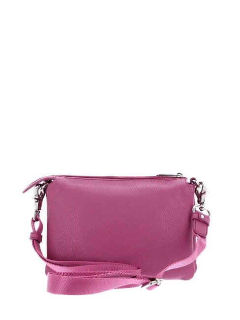 MELLOW Bolso bandolera en piel violeta rojo - Bolsos Mujer