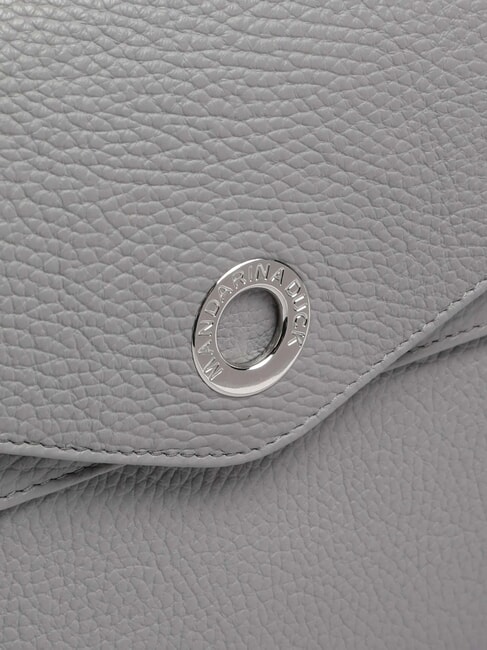 MELLOW LEATHER Bolso de piel con solapa cielo de diciembre - Bolsos Mujer