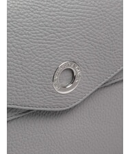 MANDARINA DUCK MELLOW LEATHER Bolso de piel con solapa cielo de diciembre - Bolsos Mujer - 3