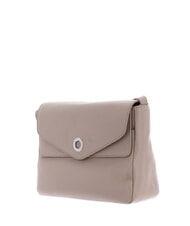 MANDARINA DUCK MELLOW LEATHER Bolso de piel con solapa gris topo cálido - Bolsos Mujer - 2