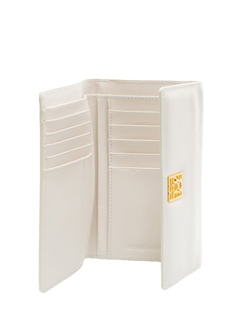 LETTERING PLATE  Cartera de cuero para mujer blanco - Carteras Mujer