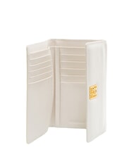 BORBONESE LETTERING PLATE  Cartera de cuero para mujer blanco - Carteras Mujer - 2