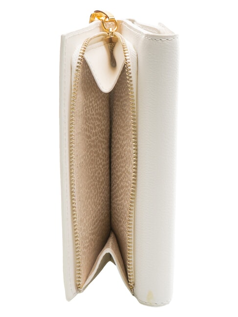 LETTERING PLATE  Cartera de cuero para mujer blanco - Carteras Mujer