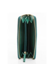 BORBONESE LETTERING Cartera con RFID bosque - Carteras Mujer - 2