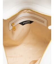 BRACCIALINI NORA Bolso de compras de piel con hebillas blanco - Bolsos Mujer - 5