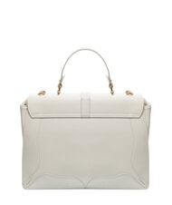 BRACCIALINI HELLEN Bolso maletín de piel con hebilla blanco - Bolsos Mujer - 3