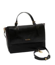 BRACCIALINI GRETA Bolso malet&iacute;n de piel con bandolera negro - Bolsos Mujer - 2