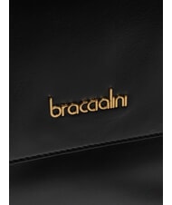 BRACCIALINI GRETA Bolso malet&iacute;n de piel con bandolera negro - Bolsos Mujer - 3