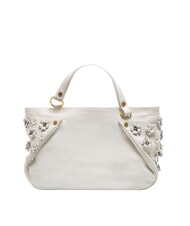 BRACCIALINI SOFIA Bolso de piel con pequeñas flores blanco - Bolsos Mujer - 4